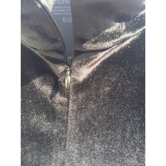 Obermeyer Womens Velvet Popover Size Large Black Vail Colorado Sportswear Fleece - Picture 8 of 10